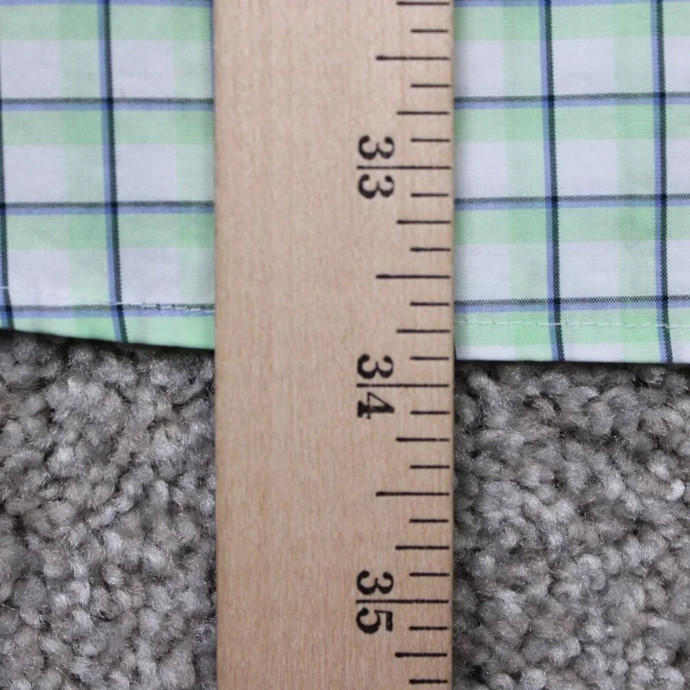 Duluth Shirt Mens 3XL XXXL Green COOLMAX Wrinklefighter Short Sleeve Button Down - Picture 12 of 13